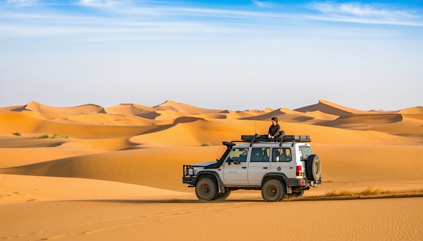 Desert safari adventure organized by Road Pass Journey Travel